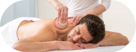 Massage aux coquillages chauds