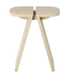 Table en bois de chêne 38x23xh45cm - 2 couleurs au choix