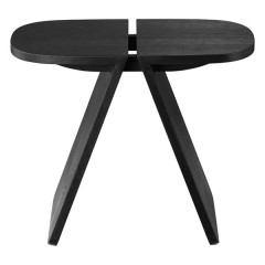 Table en bois de chêne 55x30xh45cm - 2 couleurs au choix
