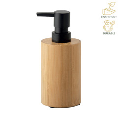 Distributeur de savon en bambou Ø7xh16,5cm