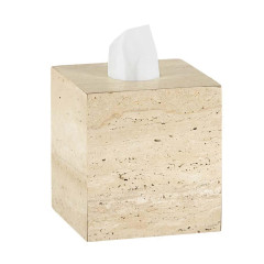boîte à mouchoir en travertin
