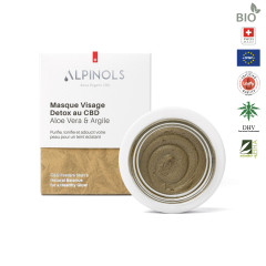 Masque visage détox CBD