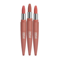 Obtenez le nude parfait alliant un fini mat, une sensation velours confortable & longue tenue grâce au Rouge Artist Velvet Nude.