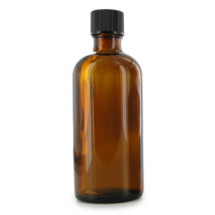 Flacon aromathérapie verre ambre 100ml