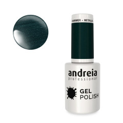 Vernis semi-permanent vert scintillant