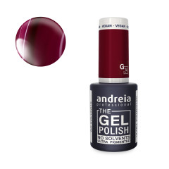 Vernis semi-permanent vegan rouge bourgogne