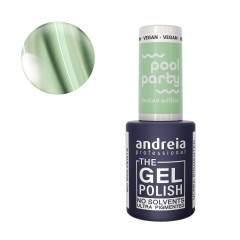 Vernis semi-permanent vegan vert menthe pastel 