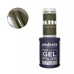 Vernis semi-permanent vegan - Collection Rétro RT4 vert olive - 10,5ml 
