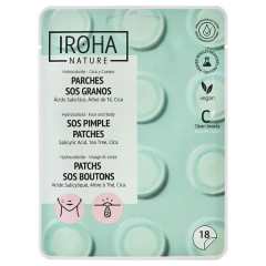 Patchs anti-imperfections SOS boutons Iroha Nature