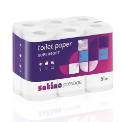 Papier toilette 2 plis 200 feuilles - 96 rouleaux 