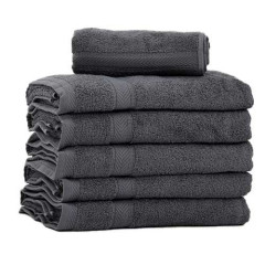 Serviette gris anthracite foncé - 50x90cm
