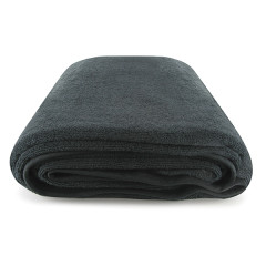 serviette noire 100% coton 30x50cm