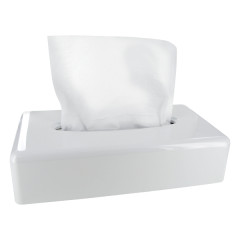 Boîte à mouchoirs plastique blanc