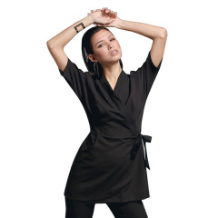 Kimono Noir col V - taille XXXL/ 48