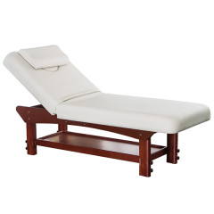 Table de massage manuelle base bois acajou trou facial XXLIT5052 