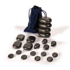 Set de 20 pierres de Basalte