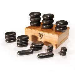 Set de 22 pierres de Basalte
