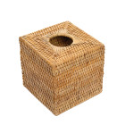boite mouchoirs rotin