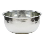 Bol pédicure inox martelé