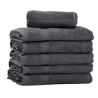 Serviette gris anthracite foncé - 50x90cm