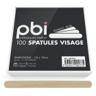 100 spatules visage en bois PBI