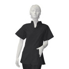 Tunique Noire Esthétique Coton / Polyester XVET004T