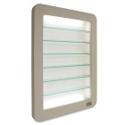 Presentoir Mural Eclairage Led Largeur 62cm XXMEUBLE0020