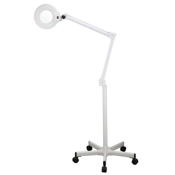 Lampe loupe LED Opticlux Waldmann avec pieds à roulettes - LD Medical