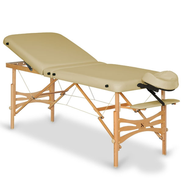 Table de massage pliante - bois naturel