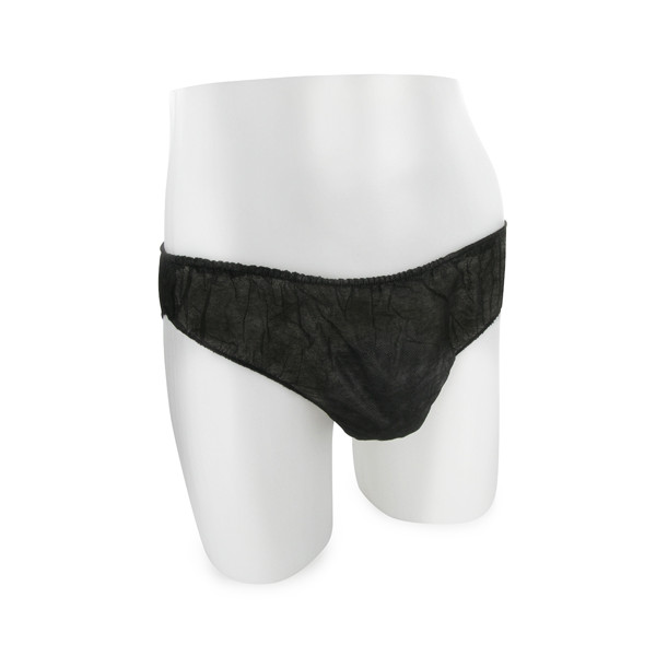 Slips sport noirs homme doublés TNT, emballage individuel PLA - le pack de  100, Probeautic Institut, Produit esthétique professionnel pour institut