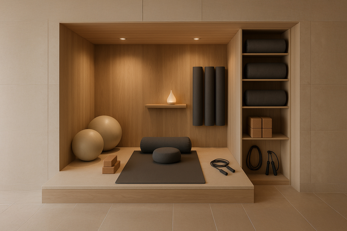 Accessoires de yoga professionnels pour spa